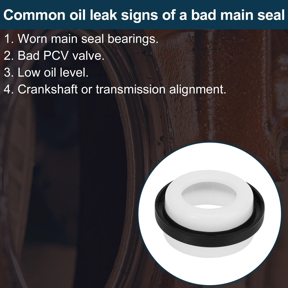 Engine Front Crankshaft Oil Seal Replacement for BMW 1 3 Series (2008–2020)