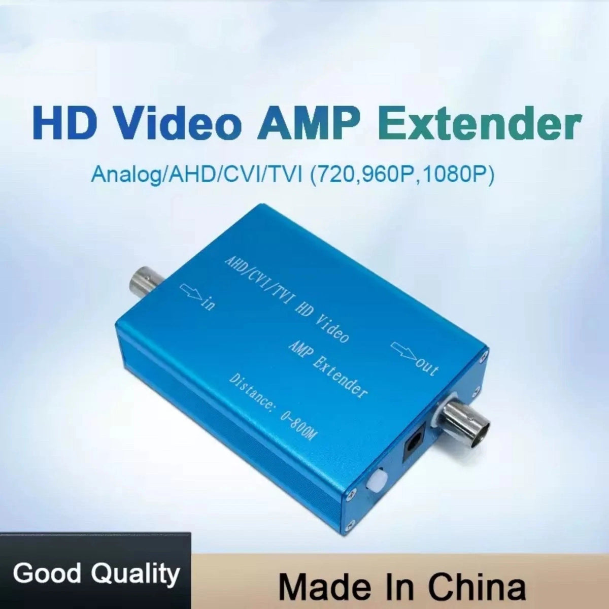 AHD/TVI/CVI/CVBS 1080P Video Amplifier Extender BNC Interface