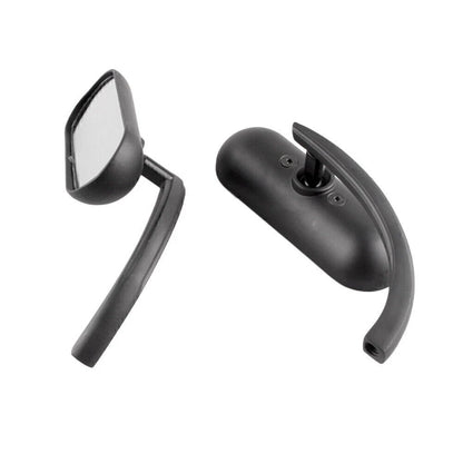 2X Black Universal Rear View Side Mirrors for Motorcycle (Cruiser, Chopper)
