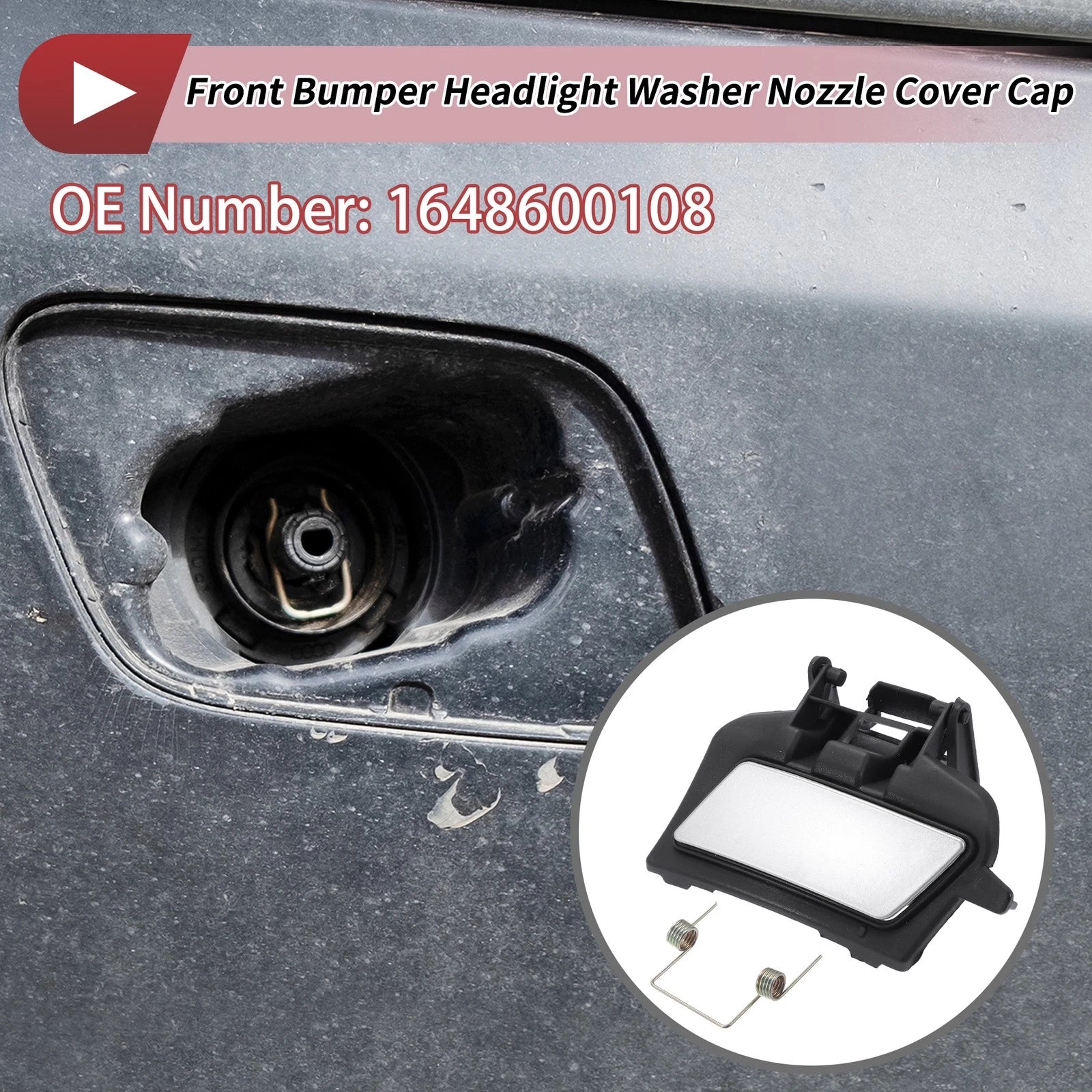 Front Left Washer Nozzle Cover Cap for Mercedes-Benz ML320 (2007–2008)