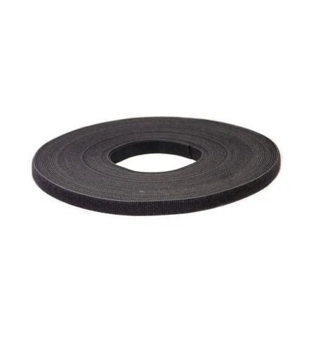 Hook and Loop Tie Bulk 75ft - Black for Universal Use
