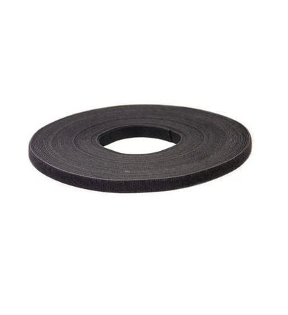 Hook and Loop Tie Bulk 75ft - Black for Universal Use
