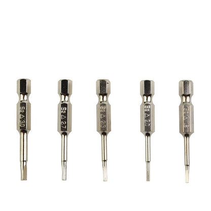 5x Head Screwdriver Set 50mm Magnetic 1/4 Hex Shank