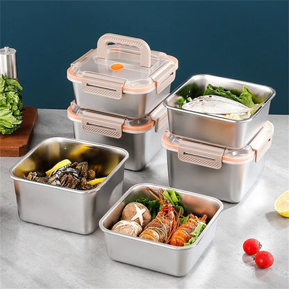 304 Stainless Steel Lunch Box for Easy Transport
