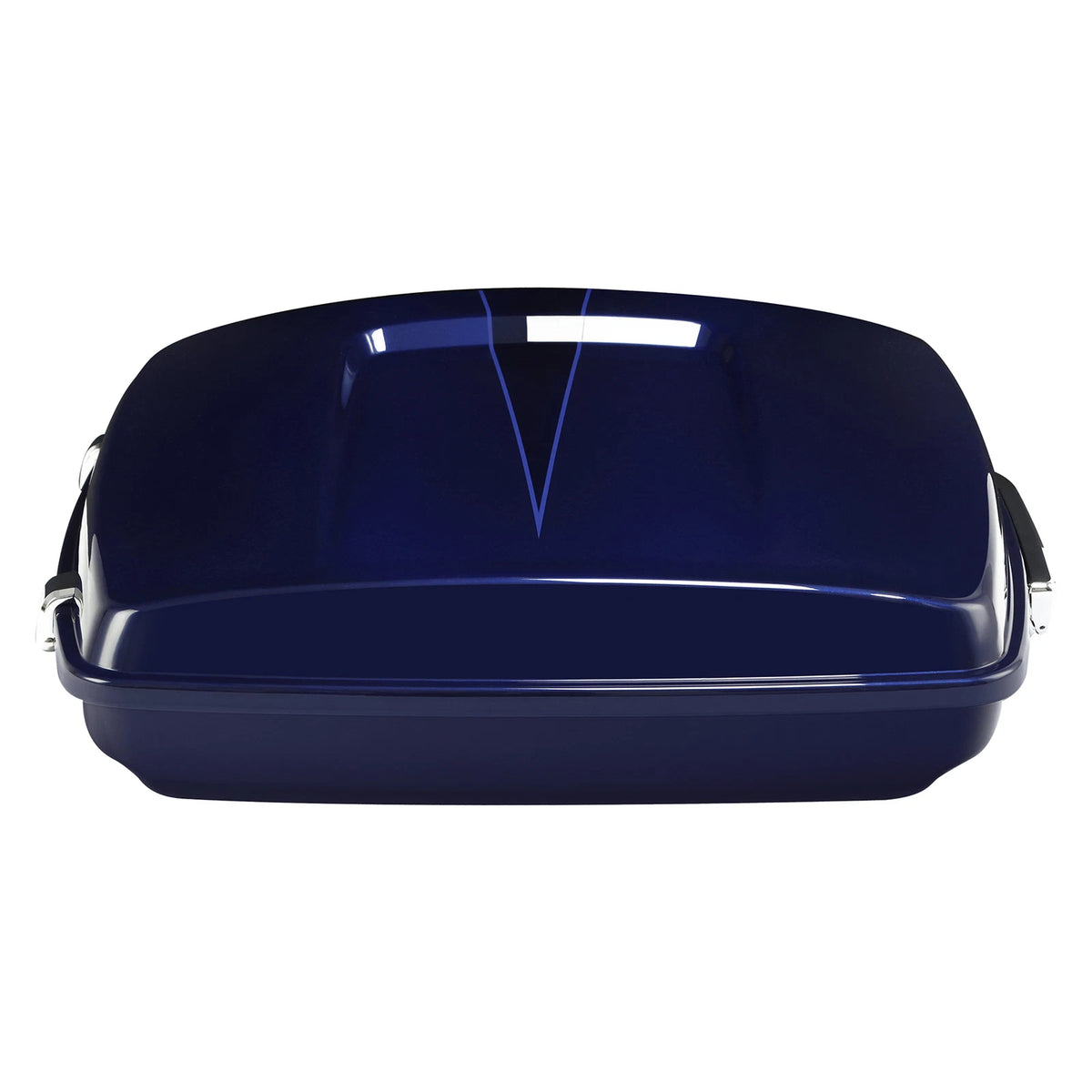 Razor Trunk for Harley Touring Electra Glide (2014–2025) Zephyr Blue/Black Sunglo