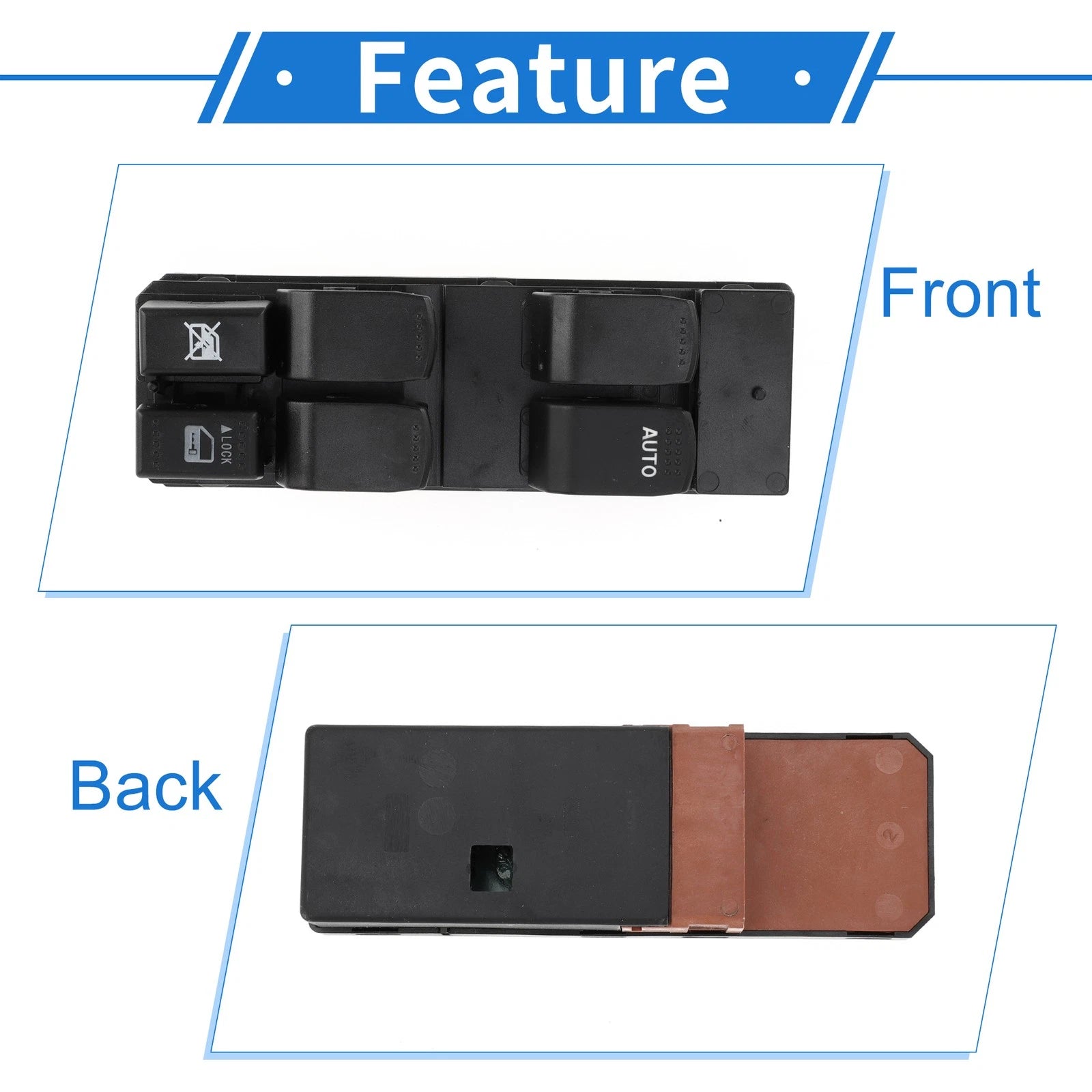 Front Right Power Window Switch for Suzuki SX4 (2007–2013) No. 3799077J00