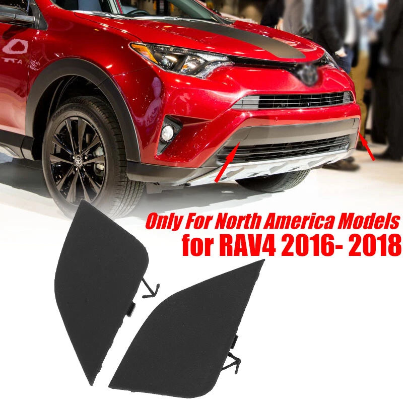 Tow Eye Cover Set for Toyota RAV4 (2016–2018) Front Left & Right