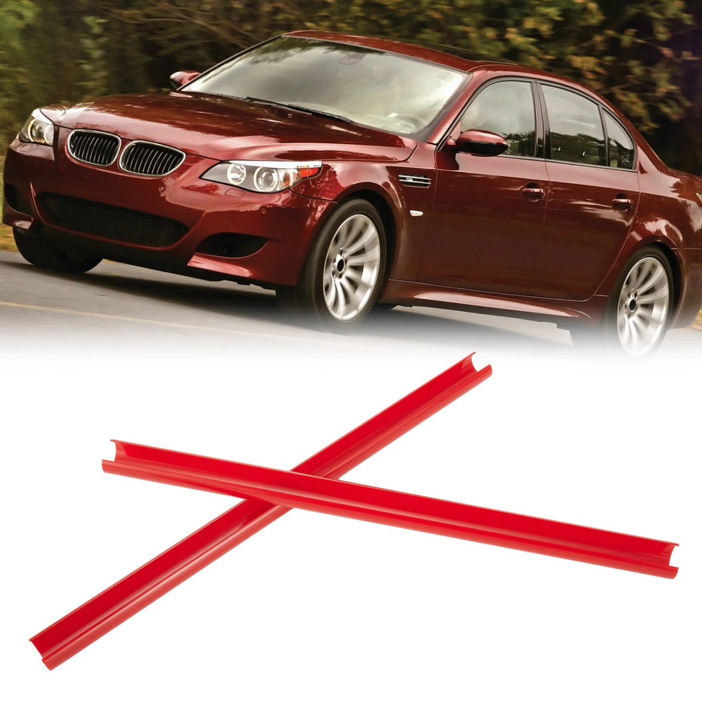 Red Grille Trim Strips for BMW E60 E65 E66 (2001–2010)