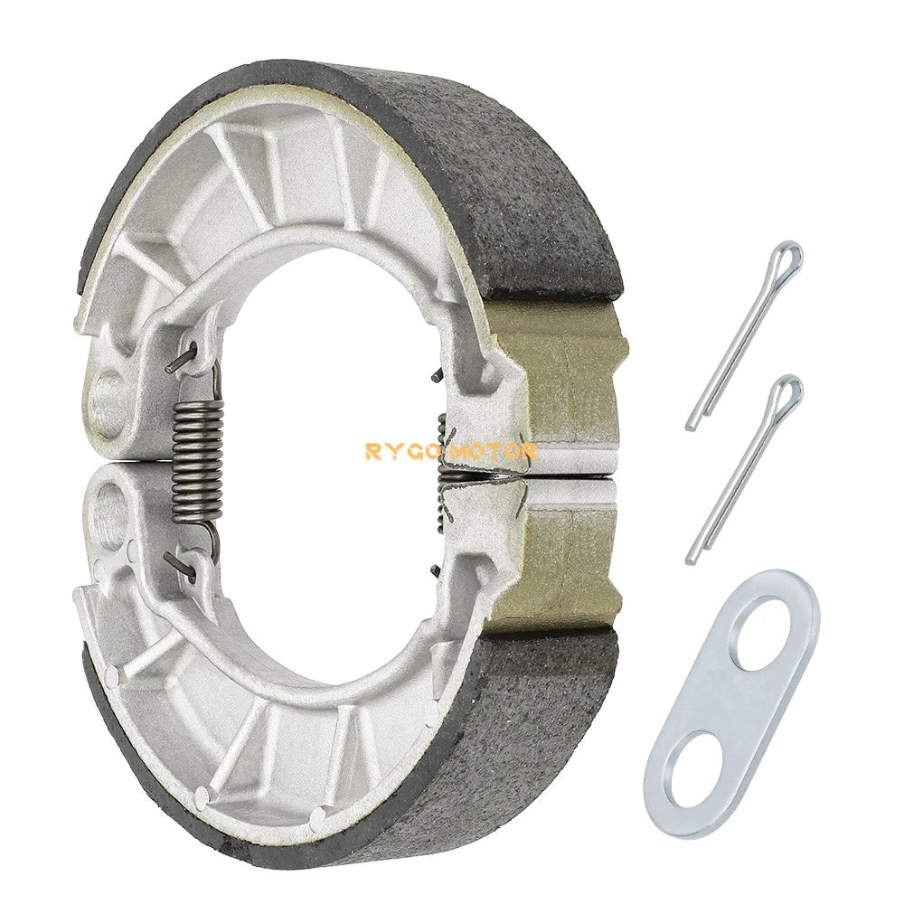 Rear Brake Shoes Kit w/ Pins for Honda Rancher 400 TRX400FA TRX400FGA (2004–2007)