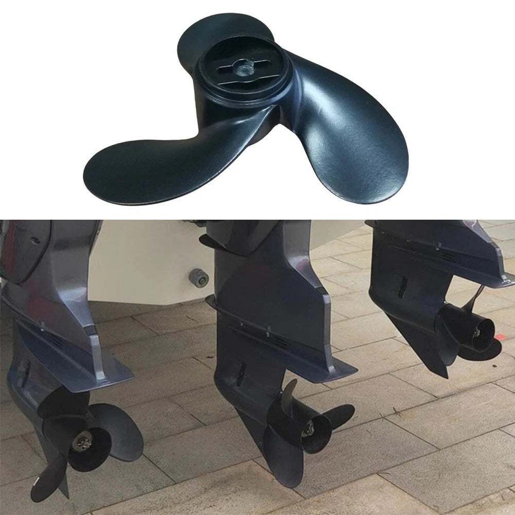 Marine Propeller for - Aluminum Alloy, Black Finish