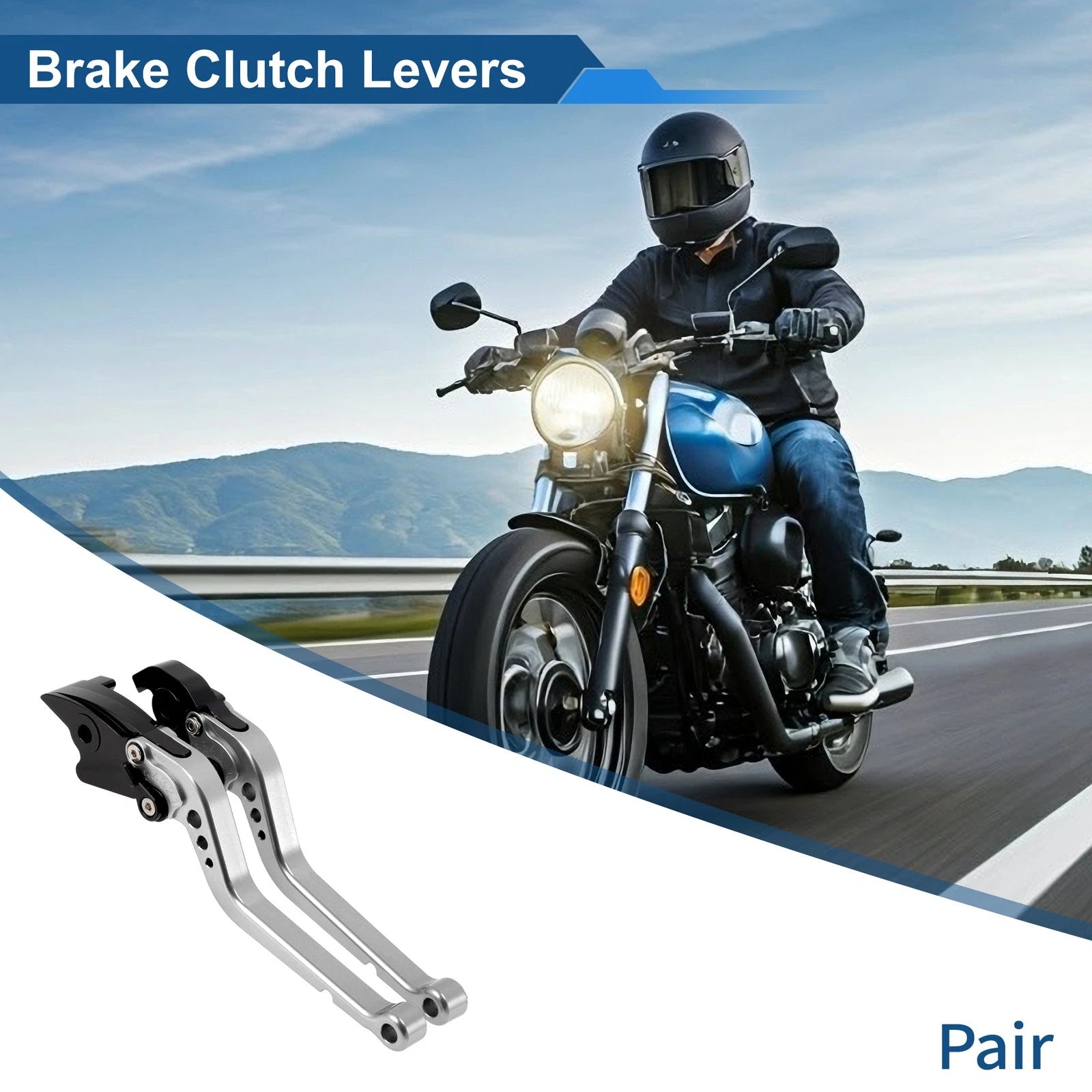 Brake Clutch Levers Replacement Pair for Honda RC51 (2000–2006)