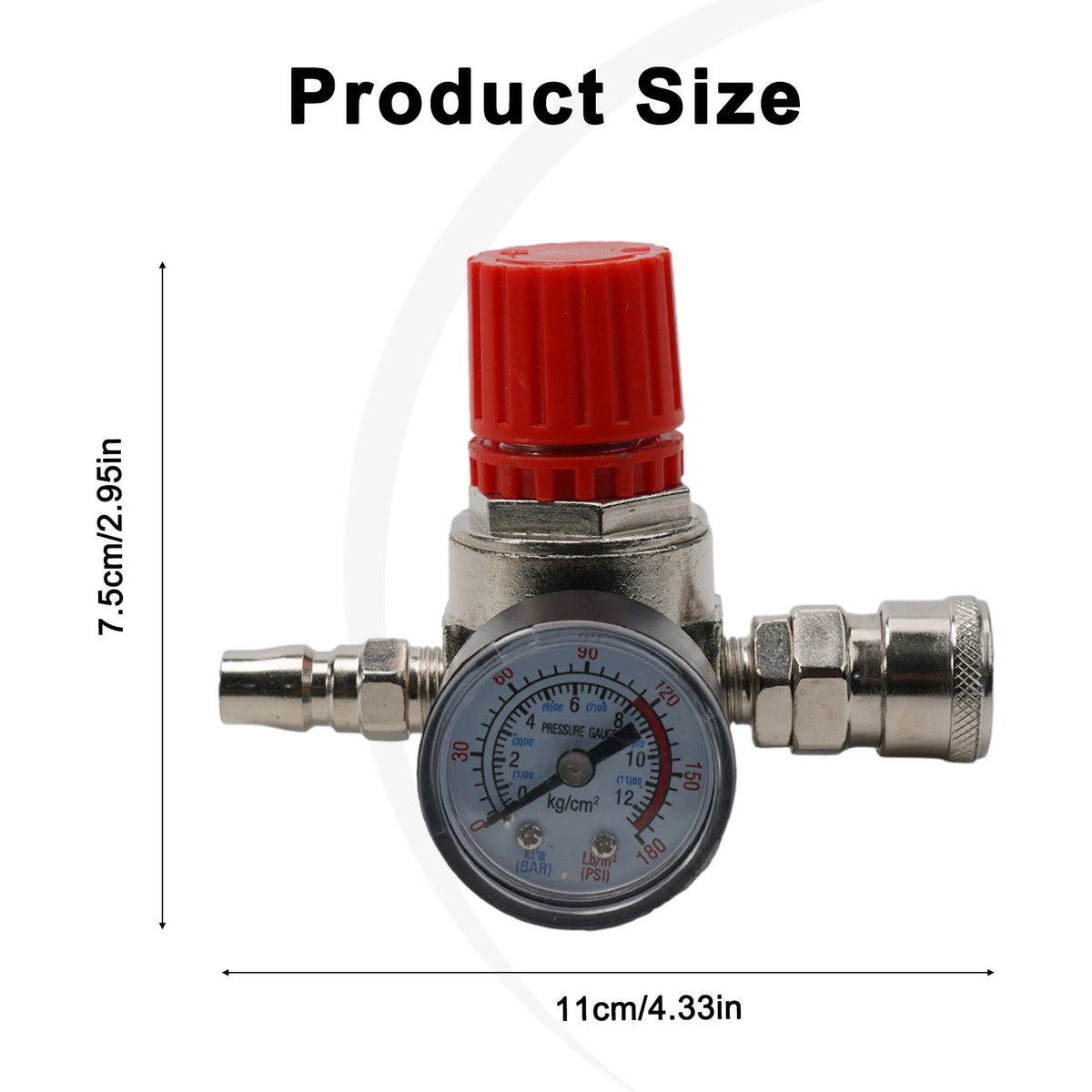 Air Compressor Pressure Switch with Adjustable Gauge for