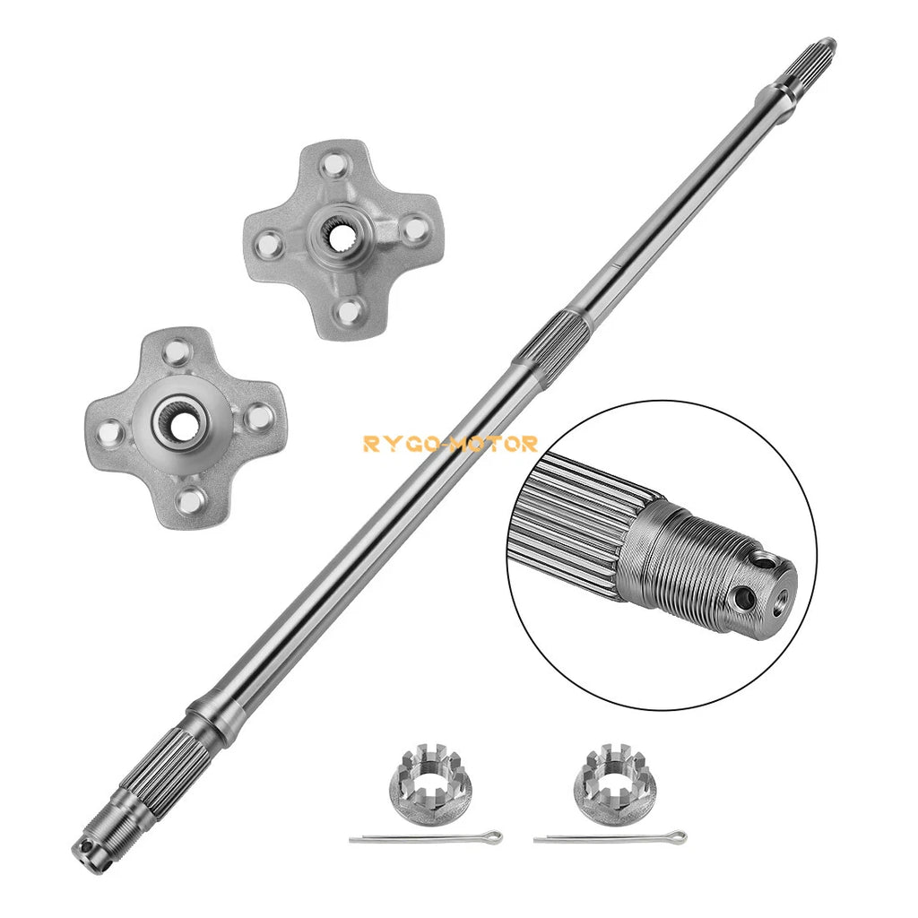 Rear Axle Wheel Shaft w/Hubs for Honda Foreman Rubicon 500 (2009–2011)