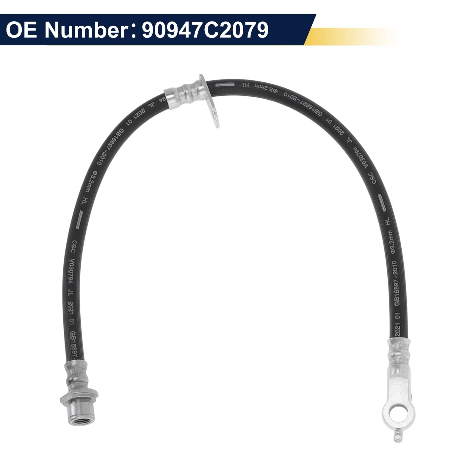 Rear Right Brake Hose Replacement for Toyota Camry 2017–2021 Hydraulic
