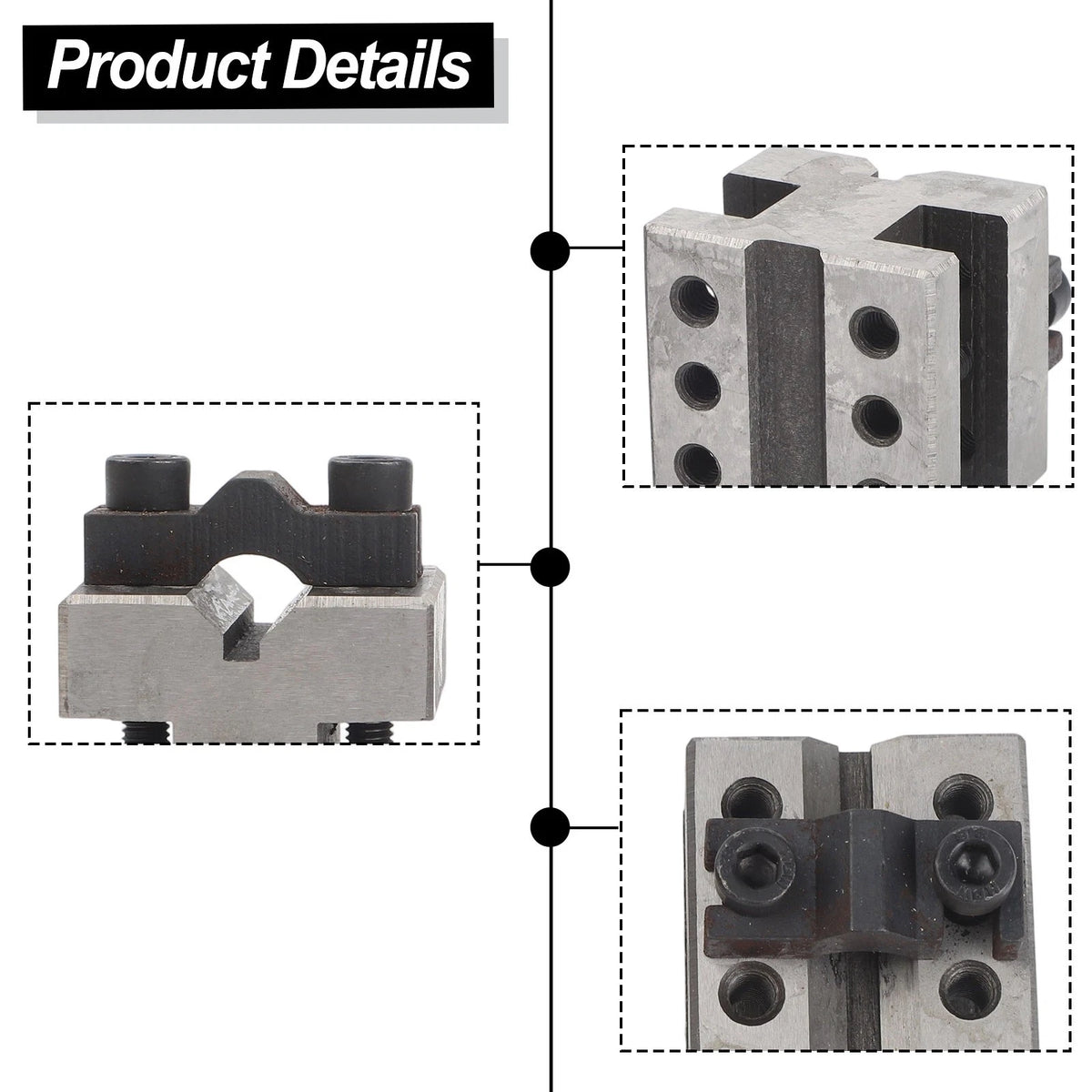 V-shaped Block 35x35x30mm for Grounding Applications