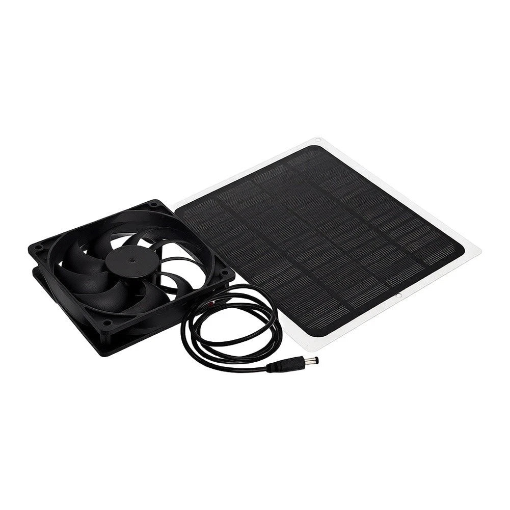 20W Solar Panel Kit for Outdoor Tent Ventilation Setup