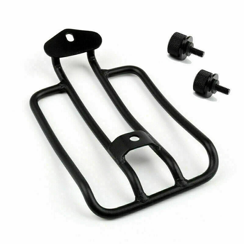 Black Solo Seat Luggage Rack for Sportster XL883 1200 (2004–2016) T9