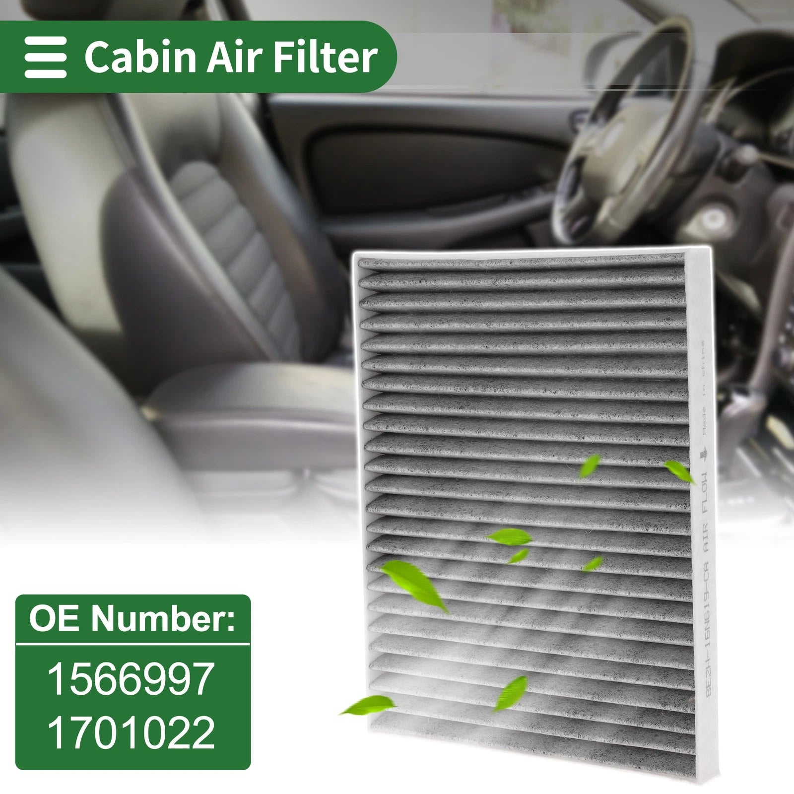 Cabin Air Filter for Ford B-MAX (2012) - Part No. 1566997