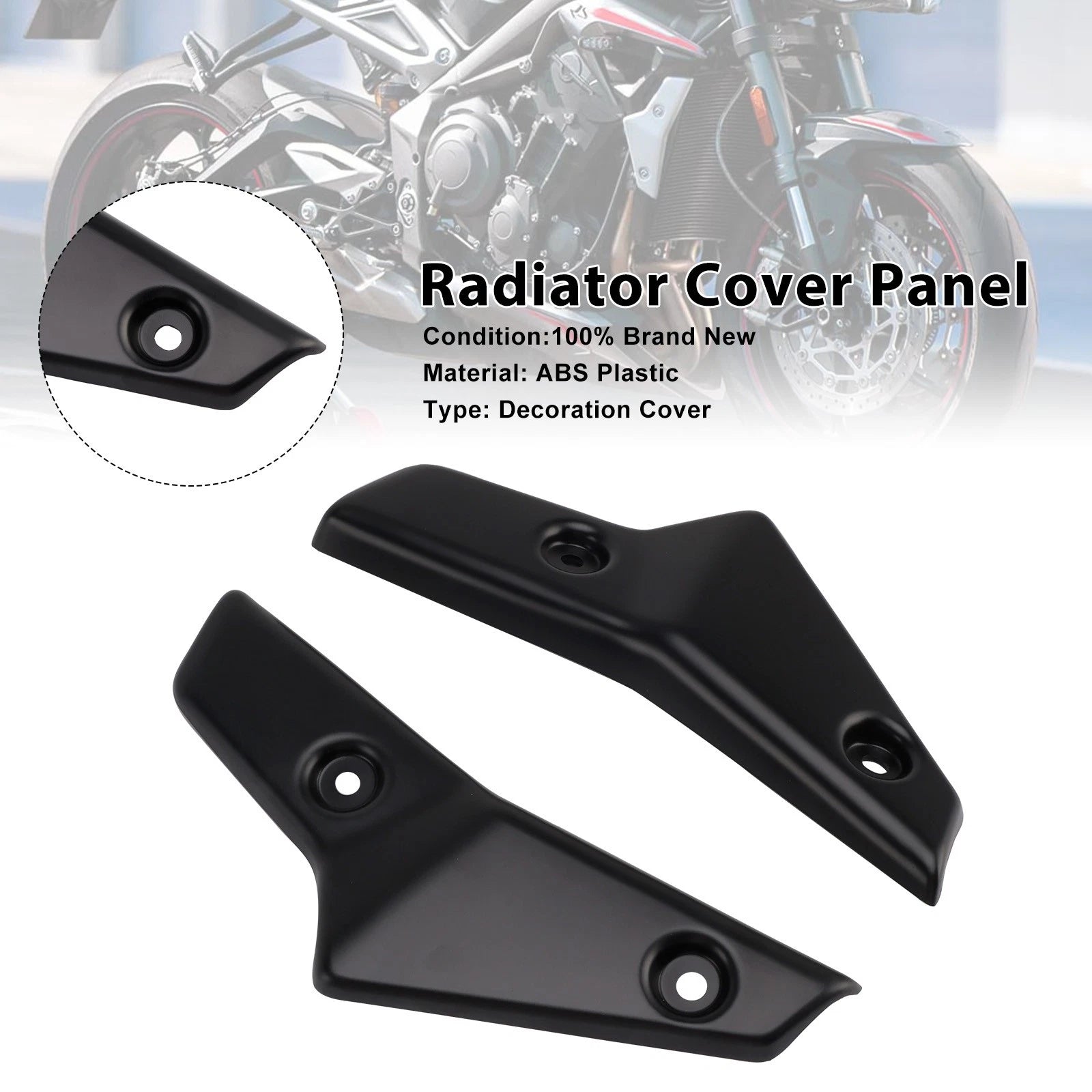 Radiator Side Cover Fairing Panels for Street Triple 765 R/RS (2020–2022)