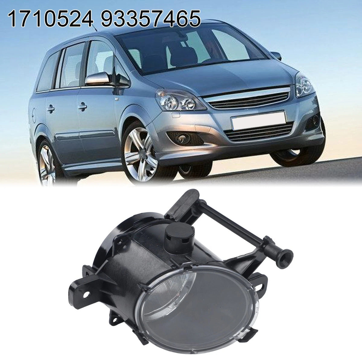 LH Front Fog Light ABS+PC Material Quick Installation Practical And Reliable