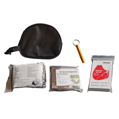 Survival Blanket Set for Outdoor Adventures (Thermal Reflective Protection)