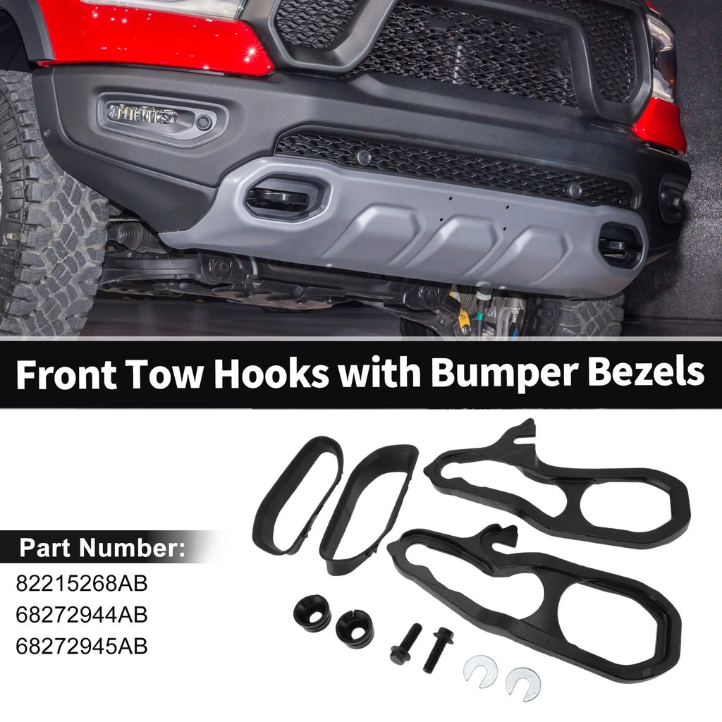 Front Tow Hooks Replacement for Dodge Ram 1500 DT (2019–2024)