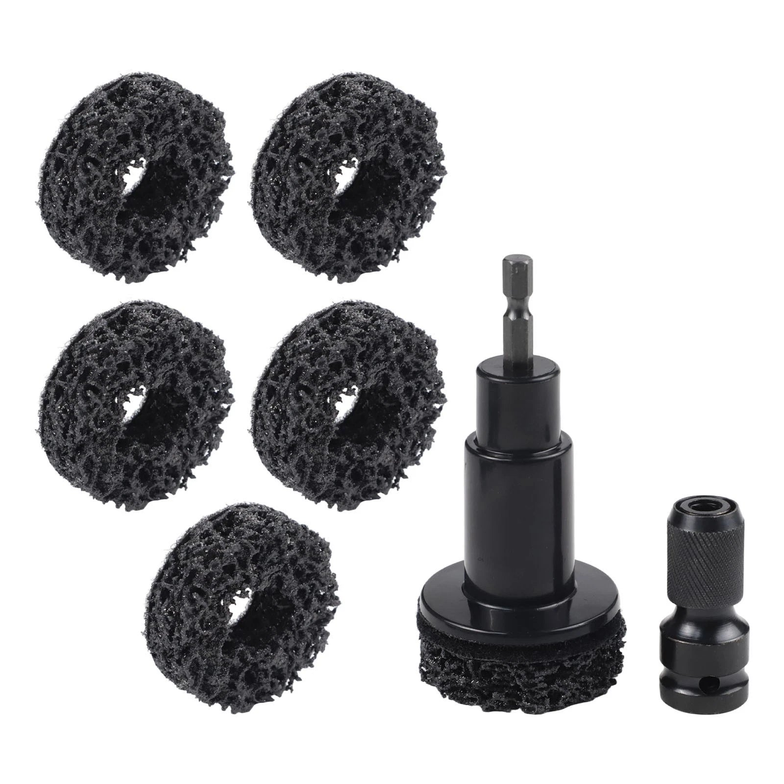 8PCS Rust Removal Tools for Hub Shaft and Brake Disc Cleaning