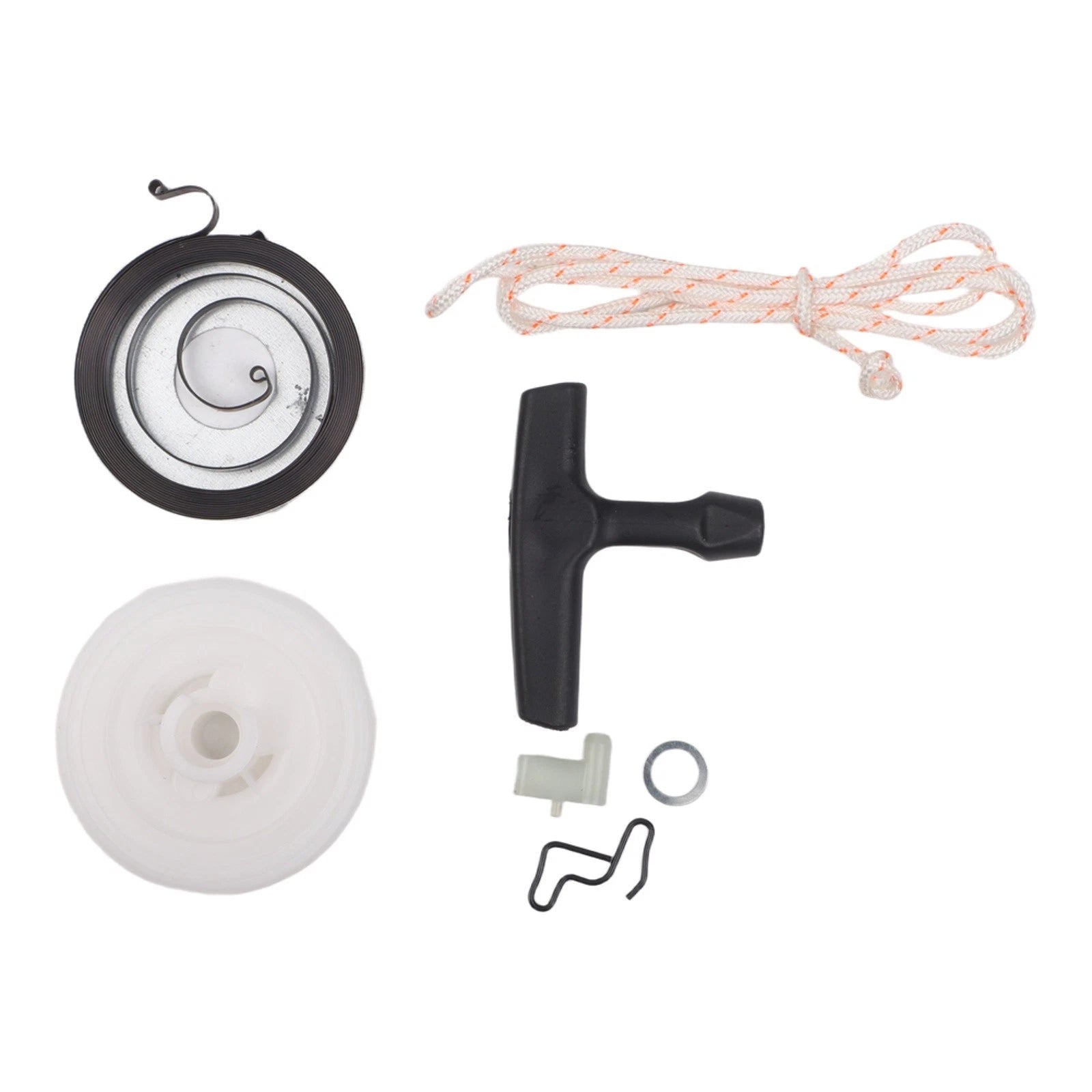 Recoil Starter Spring Pull Cord Kit for Stihl 024 026 MS240 MS260 (N/A)