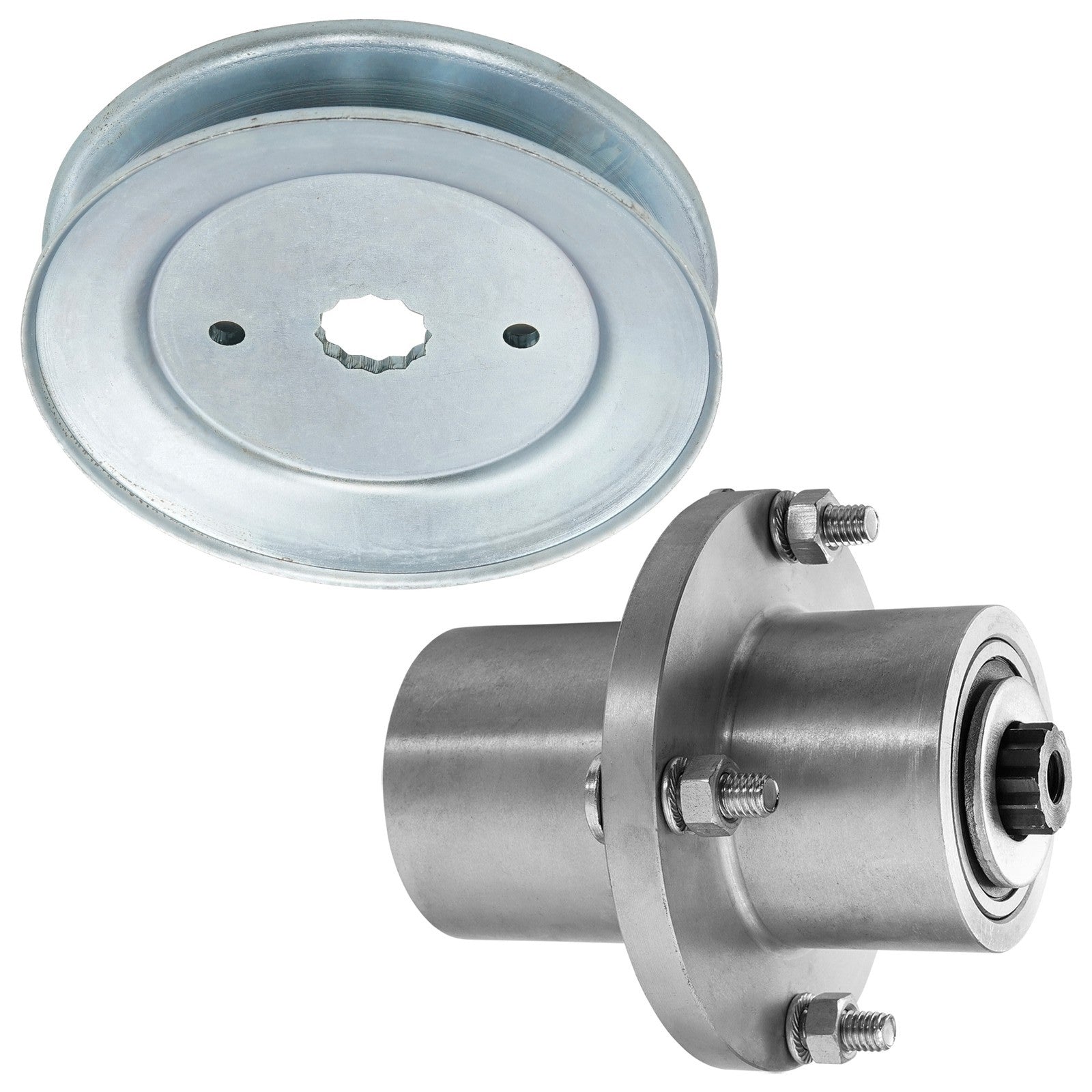 Deck Spindle with Pulley Replacement for Hustler FasTrak SDX (2011–2016)