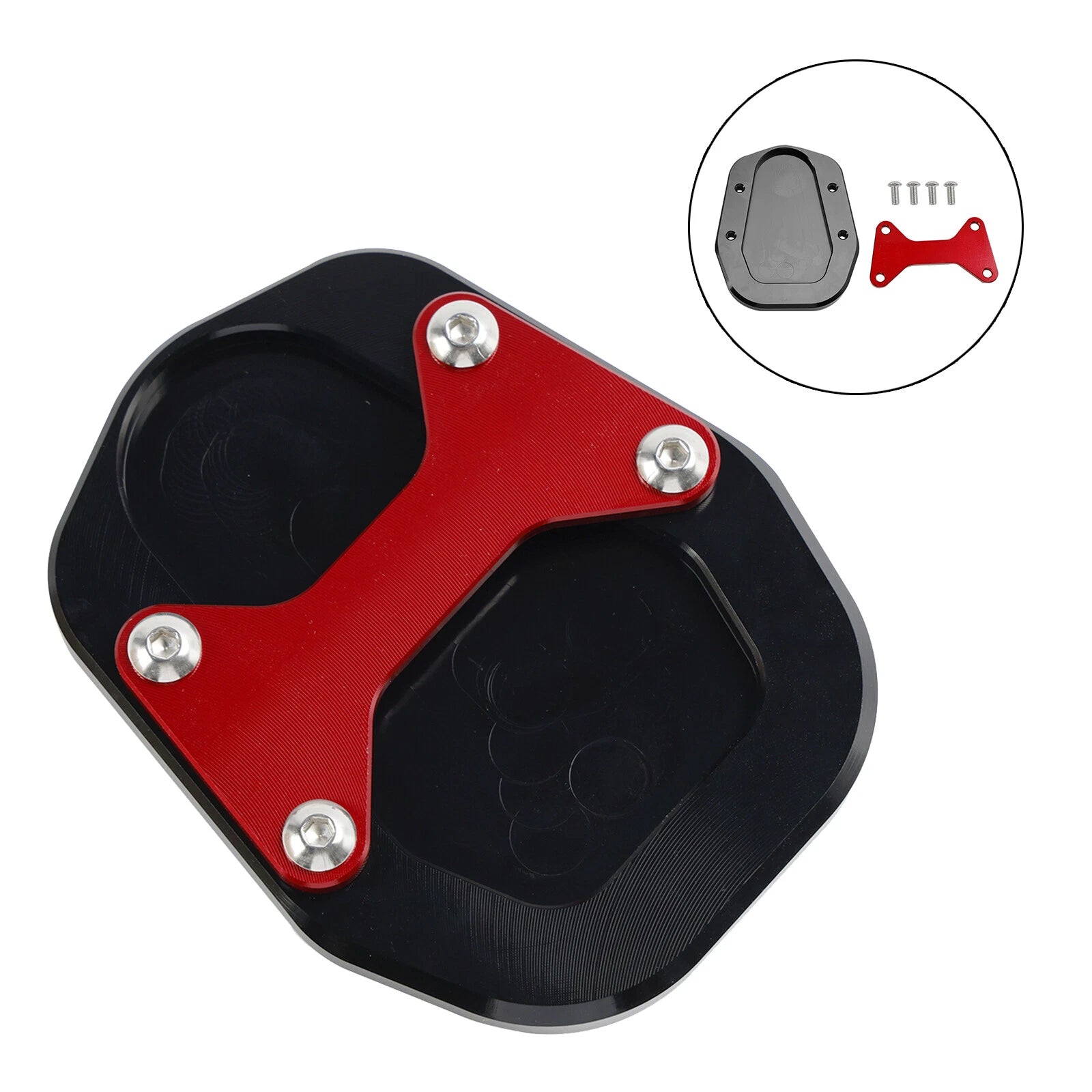 Kickstand Enlarger Plate Pad for Honda CT125 Hunter Cub Trail 125 (2023–2024)