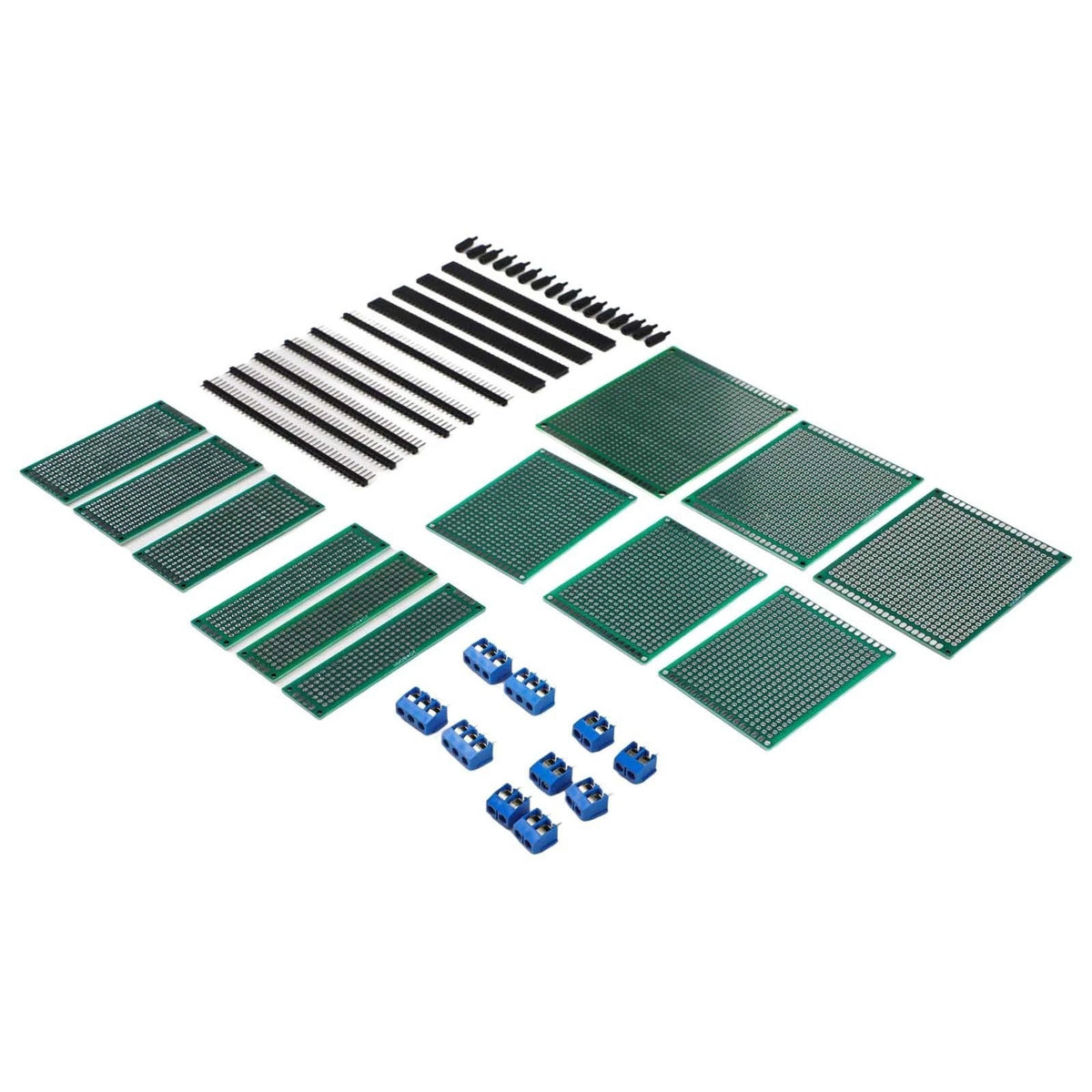 Double Sided PCB Set of 48 Boards for Soldering Projects