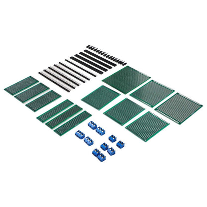 Double Sided PCB Set of 48 Boards for Soldering Projects