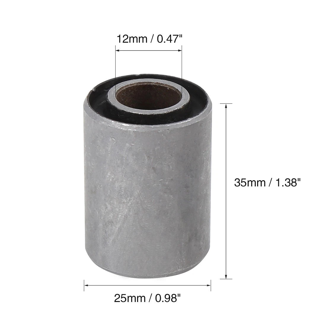 2 Pcs Shock Absorber Bushing for CG125 (12mm Inner Dia)