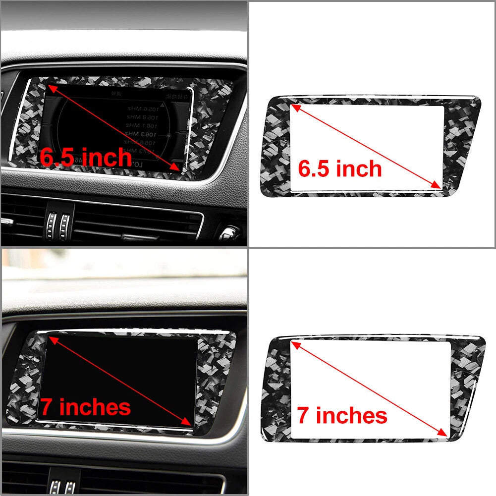 6.5 Inch GPS Navigation Screen Panel Frame Cover Trim for Audi Q5 SQ5 (2009–2017)