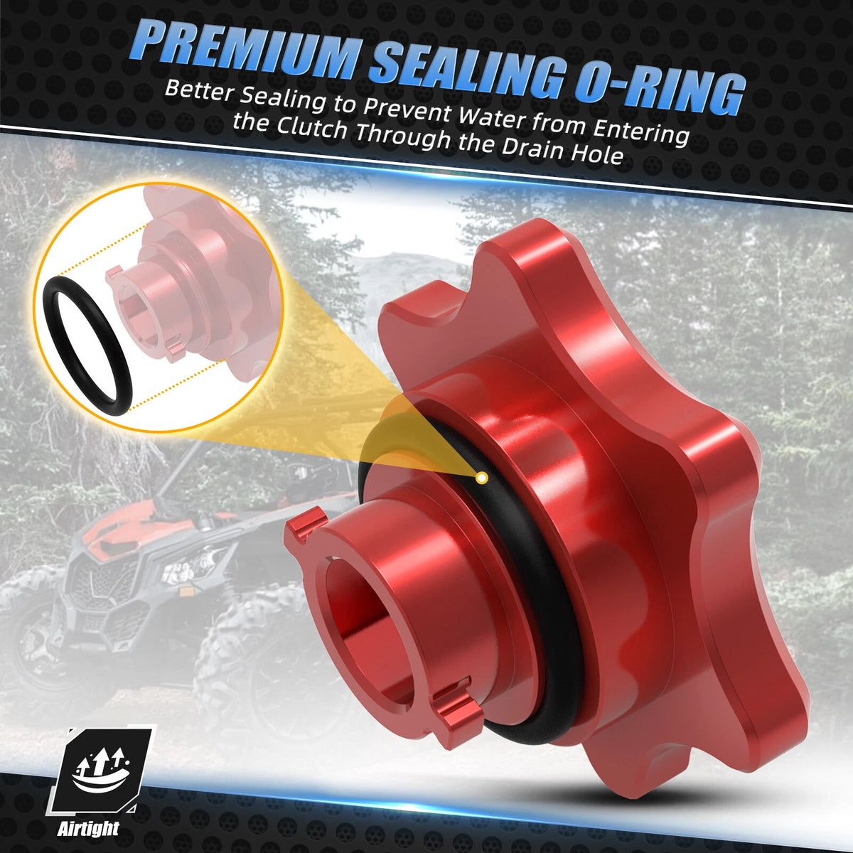 Clutch Cover Cap Drain Plug Screw for Can-Am Maverick X3 (2017–2023)