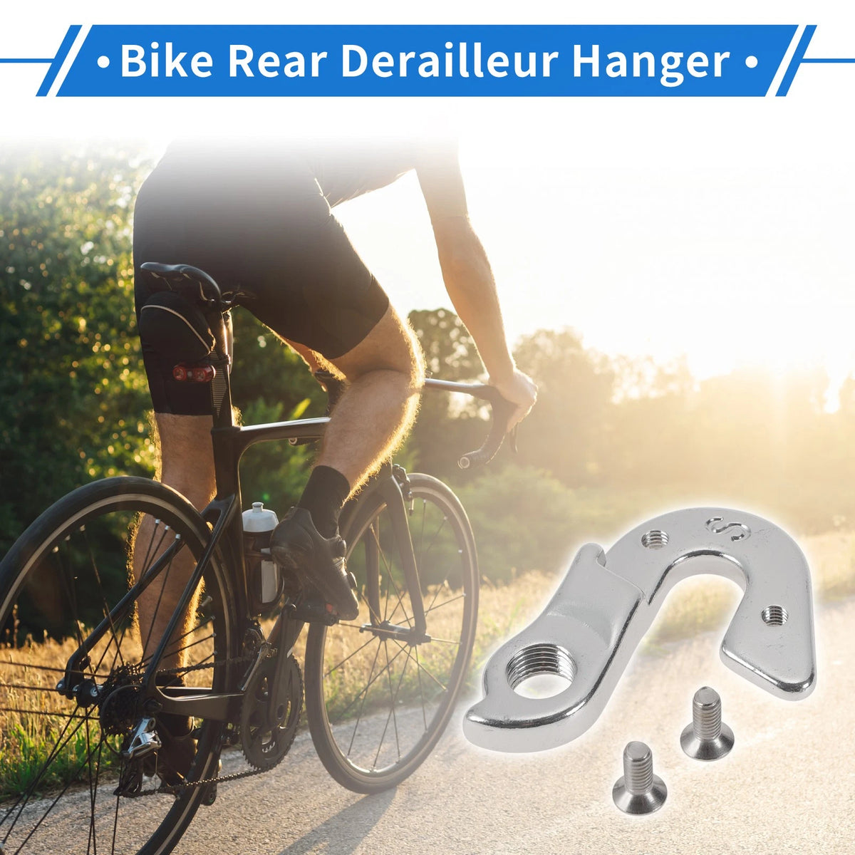 Rear Derailleur Hanger Aluminium Alloy 95mm for Bike Tail Hook Type 2.13x1.54