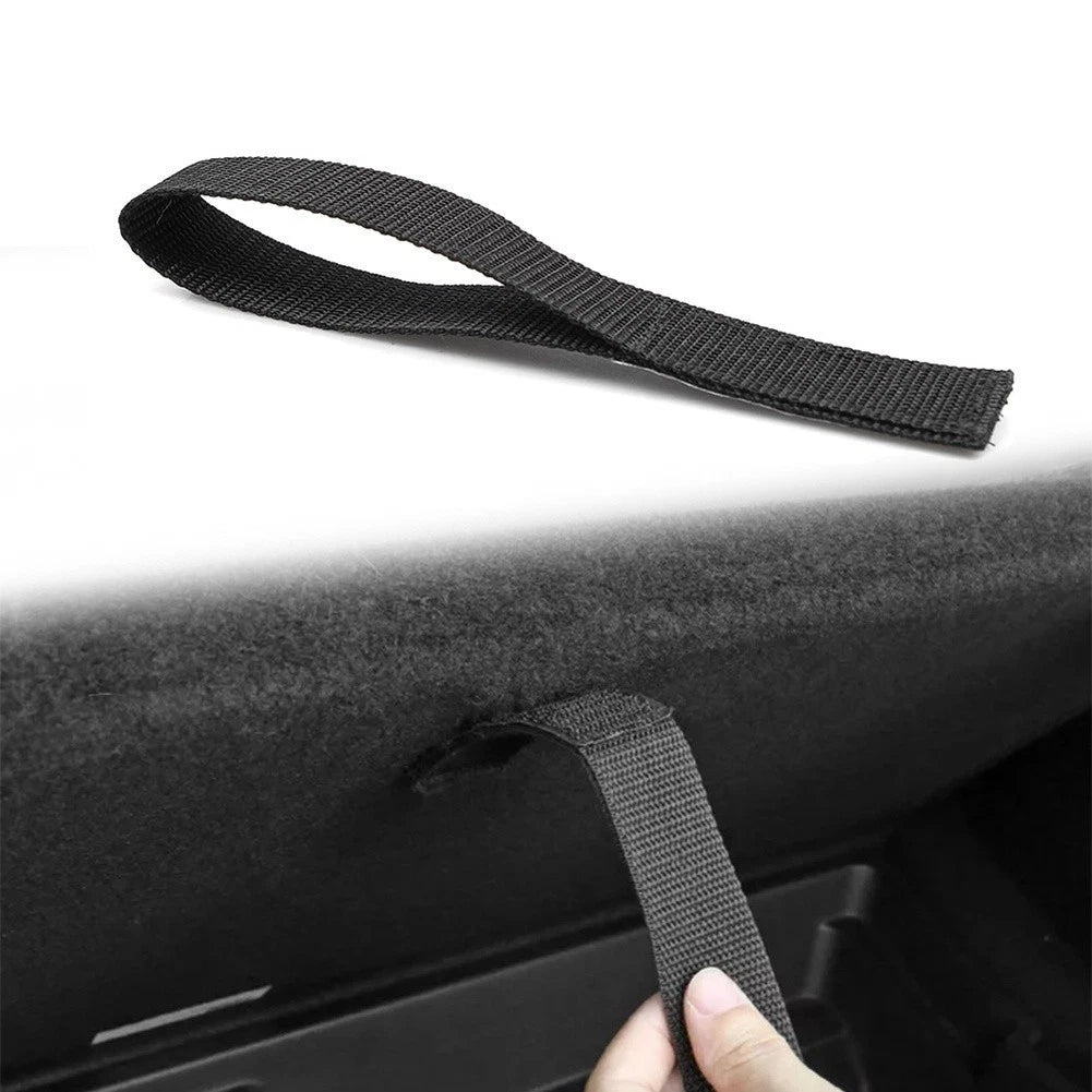 Interior Handle Compact Trunk Organizer Durability Minimal Load Capacity