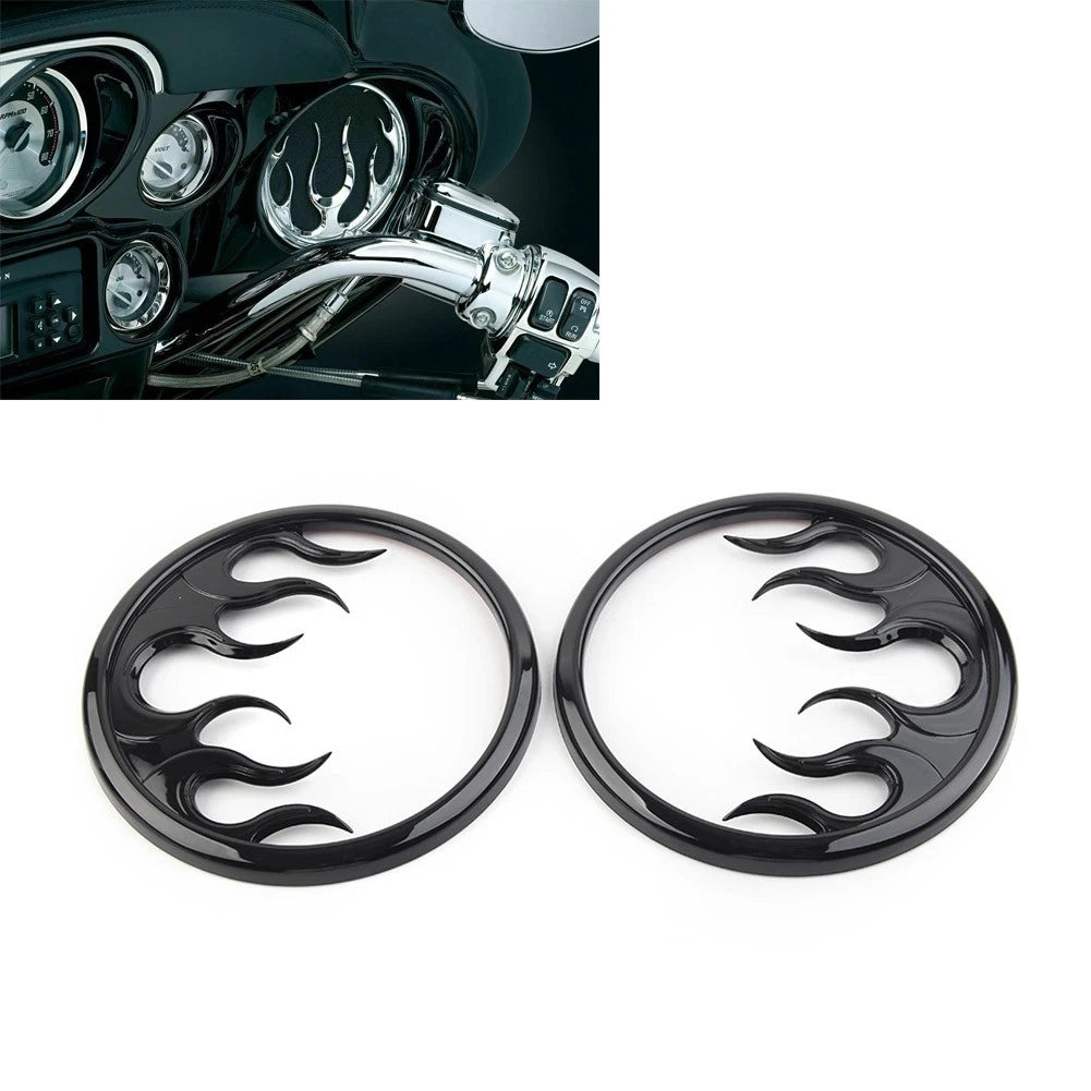 1 Pair Speaker Grill Trim Cover for Harley Electra Glide (2014–2022)