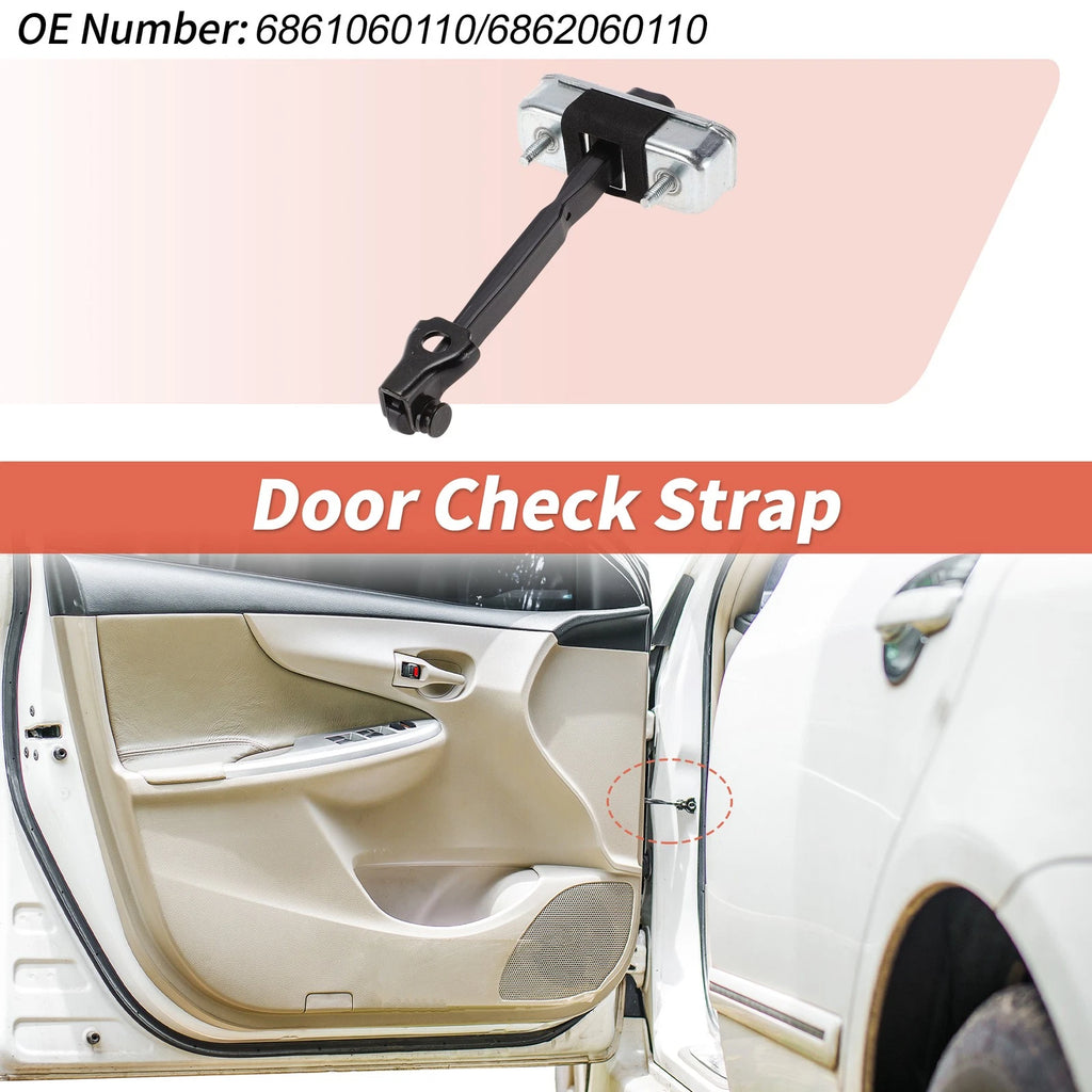 Door Check Strap Front Left Right Replacement for Toyota Land Cruiser (2007–2016)