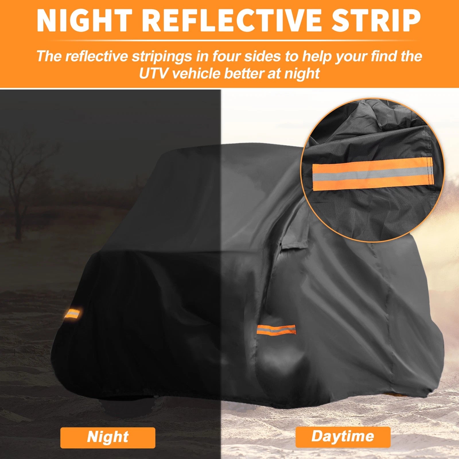 Waterproof UTV Side by Side Cover for Honda Pioneer 700 Black (2014–2018)