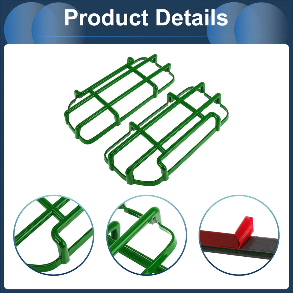 1 Pair Headlight Trim Bezel for Ford Bronco (Green)