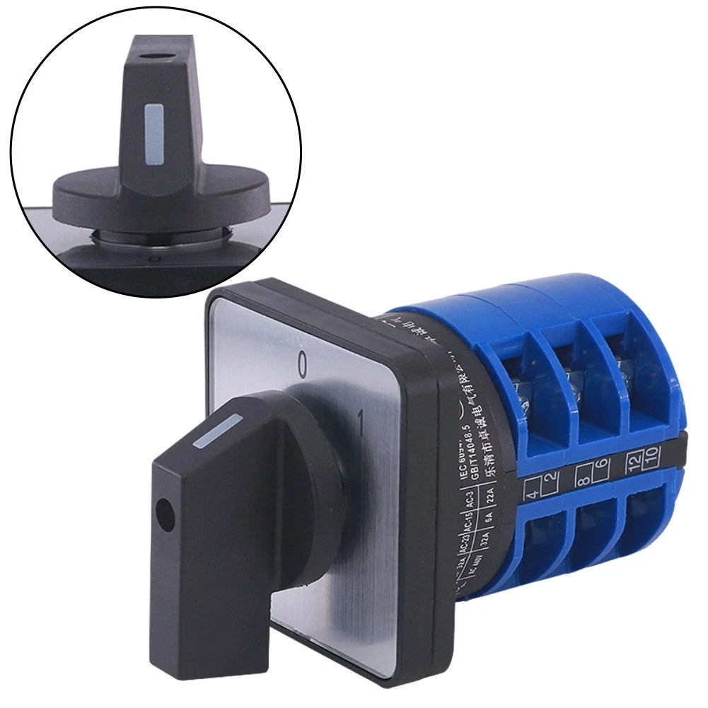 Panel Mount Rotary Cam Switch for Industrial Control Panels