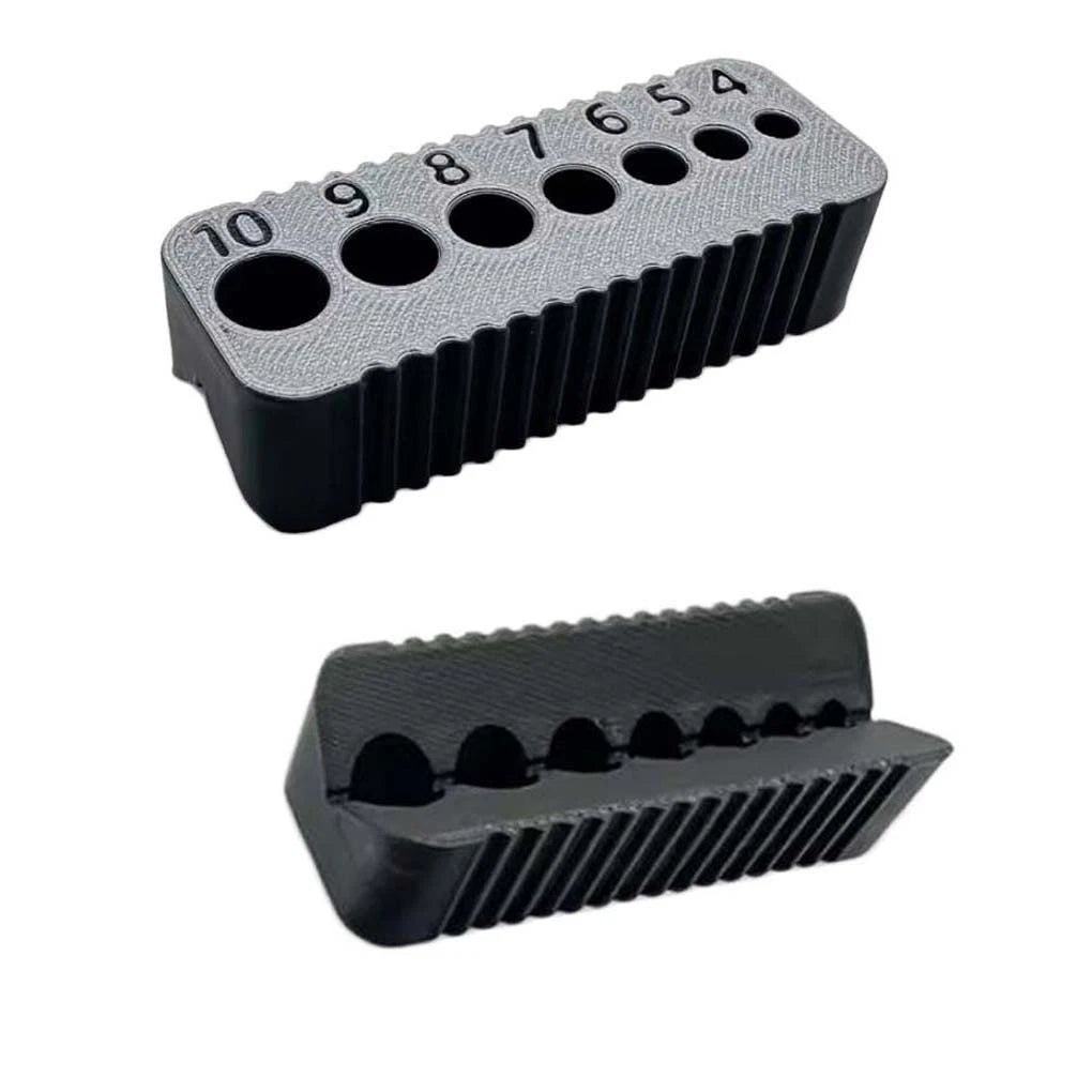Drill Guide Block for Clean Boreholes (7 Holes)