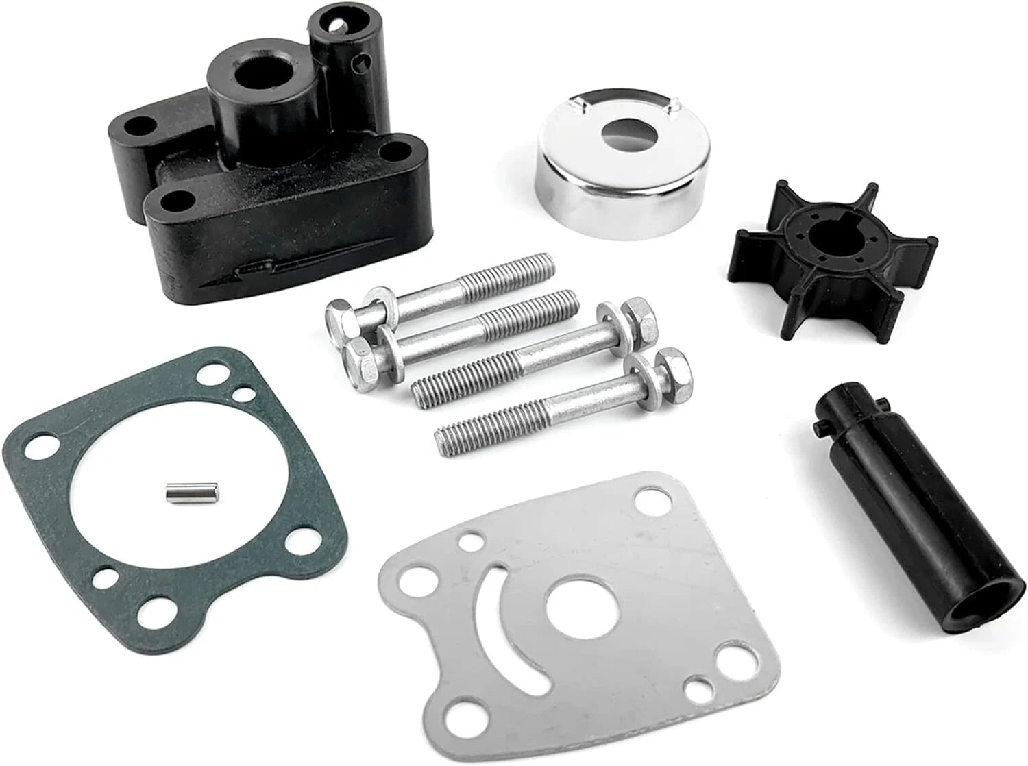 Water Pump Rebuild Kit for Yamaha 4Stroke 4HP F4 (68D-WG078-00, 67D-W0078-00)
