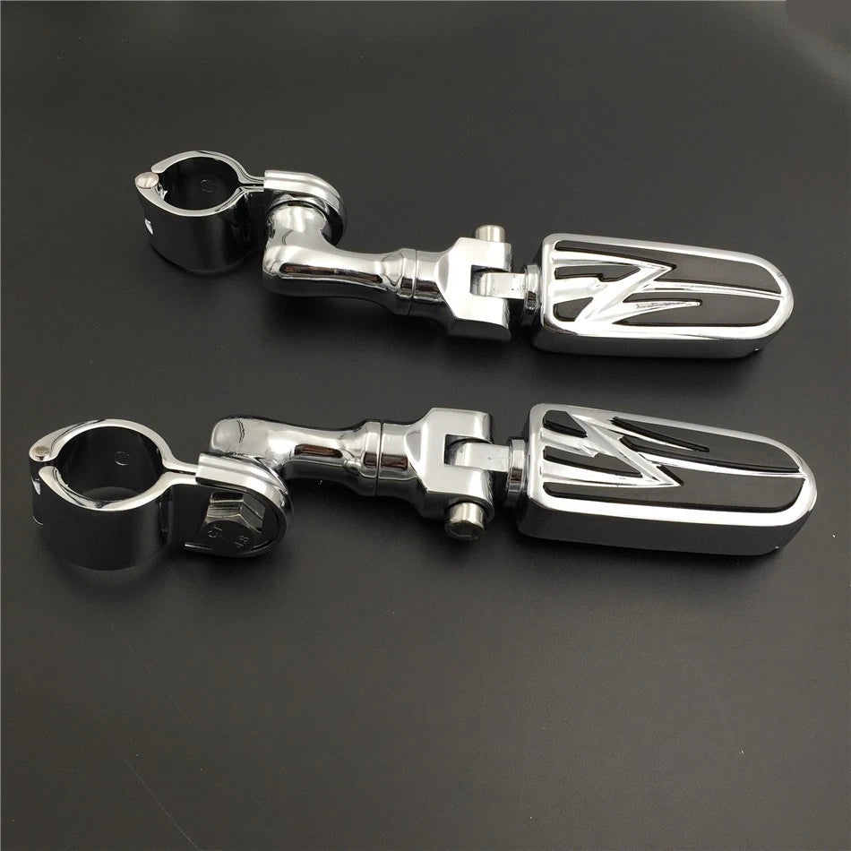 Adjustable FootPeg for Triumph Rocket/Suzuki (1-1/2" Chrome)