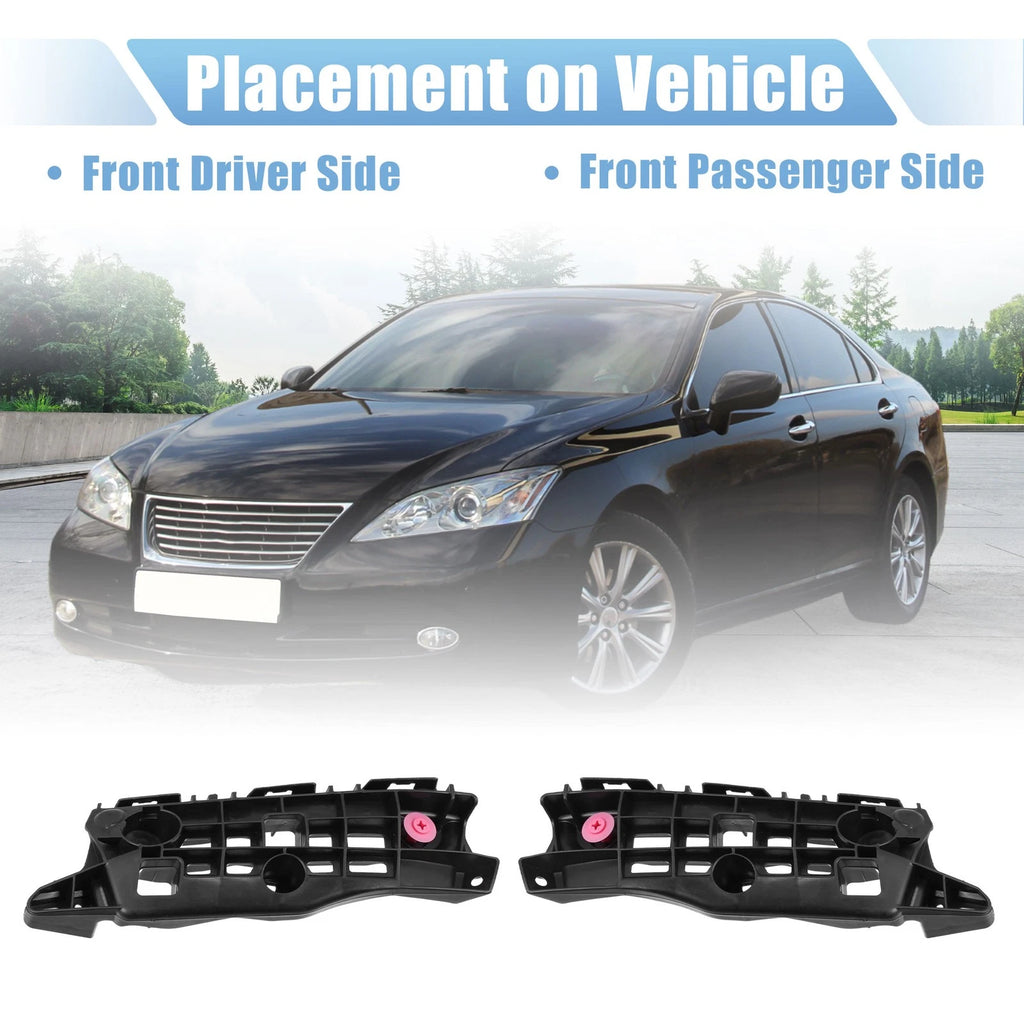 1 Pair Bumper Bracket Side Retainer for Lexus ES350 (2013–2015) No. 5214633060