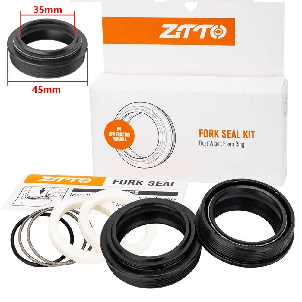 Set of 4 Spring Coil Fork Dust Seal Rubber 30 X 42mm for