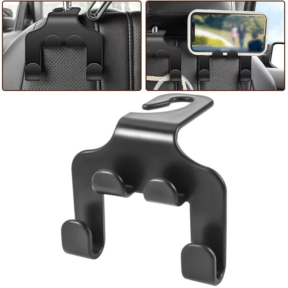 2X Car Organizer Hook Phone Holder for Universal Use