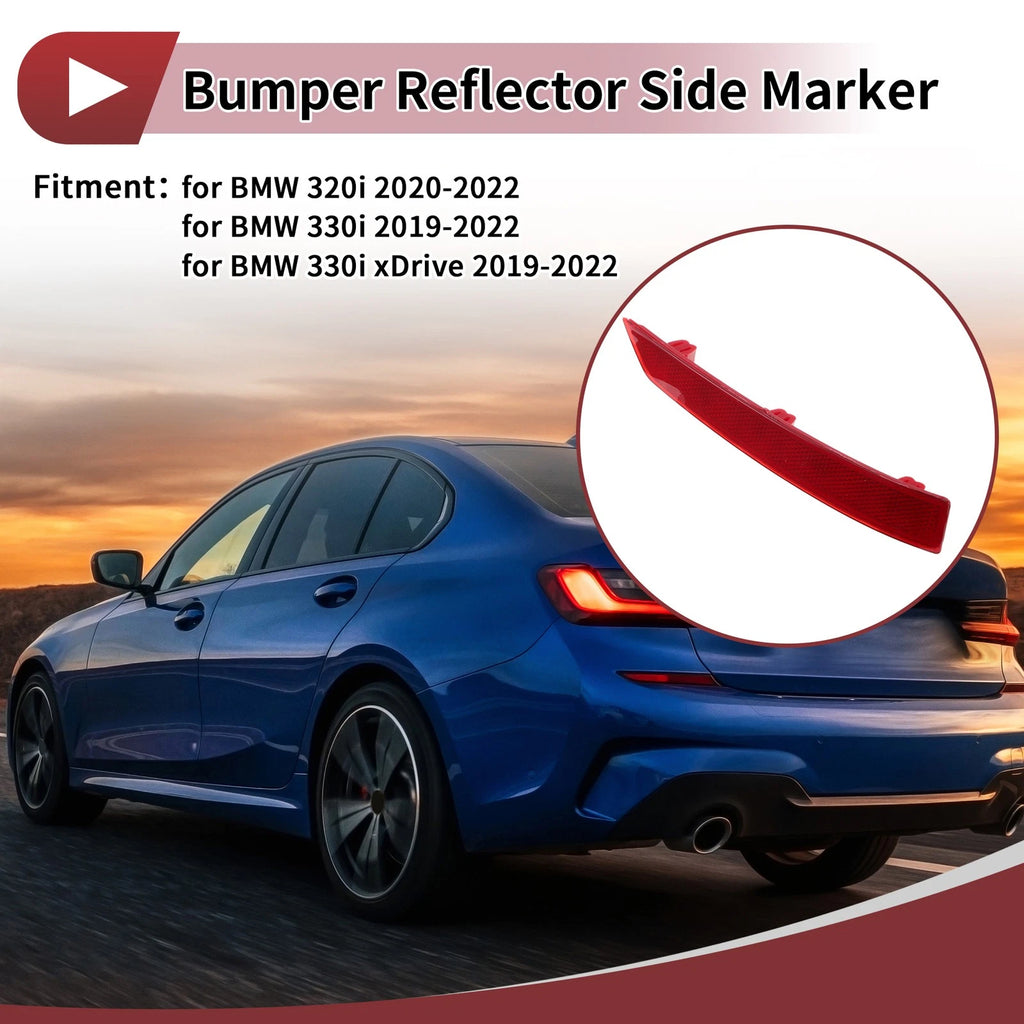 Rear Right Bumper Reflector Replacement for BMW 320i (2020–2022)