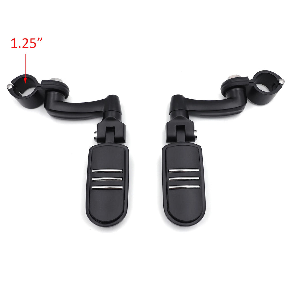 Streamliner Footpegs for Harley (1.25" Highway Engine Guard)